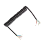 PRZEWÓD SPIRALNY 7-ŻYŁ 6x0,75+1x1 mm DŁUGOŚĆ 1,8-2m 7 PIN 12V-24V KABEL SPRĘŻYNOWY